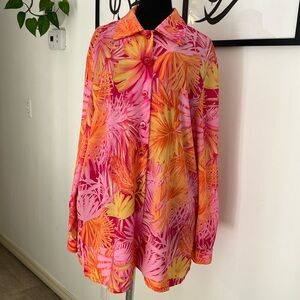Vintage Burke Avenue Vibrant Top / size 16